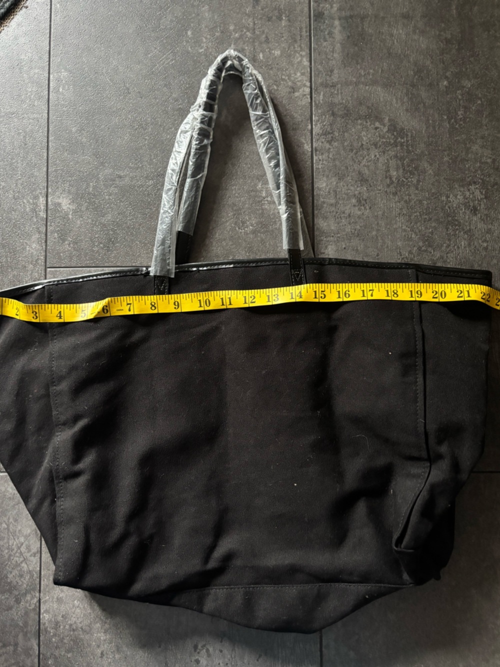 Victoria's Secret Black Tote with Multicolor Sequin Stripes - Picture 4 of 4